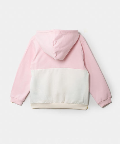 Pastellfarbener Kapuzenpullover